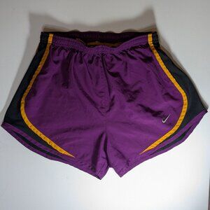 Nike Dri-Fit Womens Shorts Athletic Shorts Purple Orange Black price